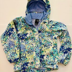 The North Face Girls' Blue and Green Jacket